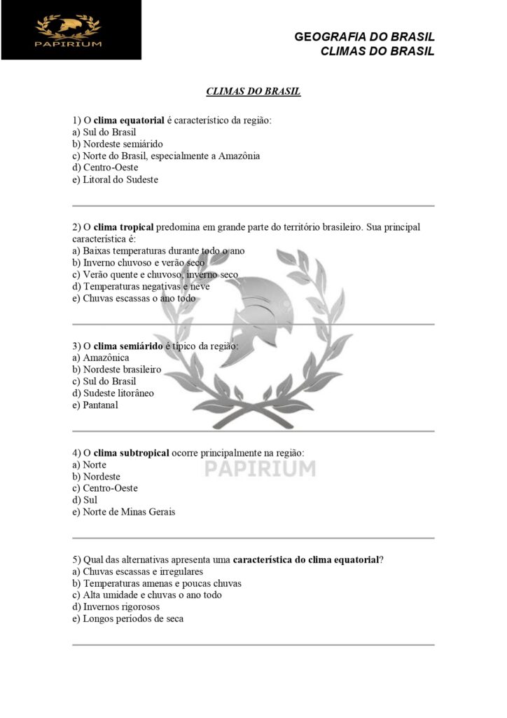 questões